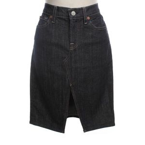 🇫🇷7 for All Mankind Dark Denim Roux Skirt 32